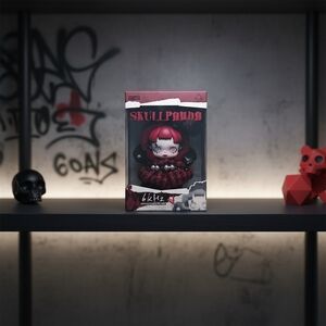 Skullpanda Red and Black Doll by 6kHz